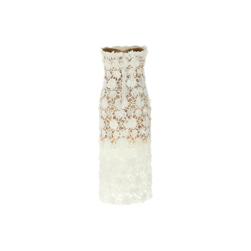 ERMANNO SCERVINO Macramé Lace Dress-1