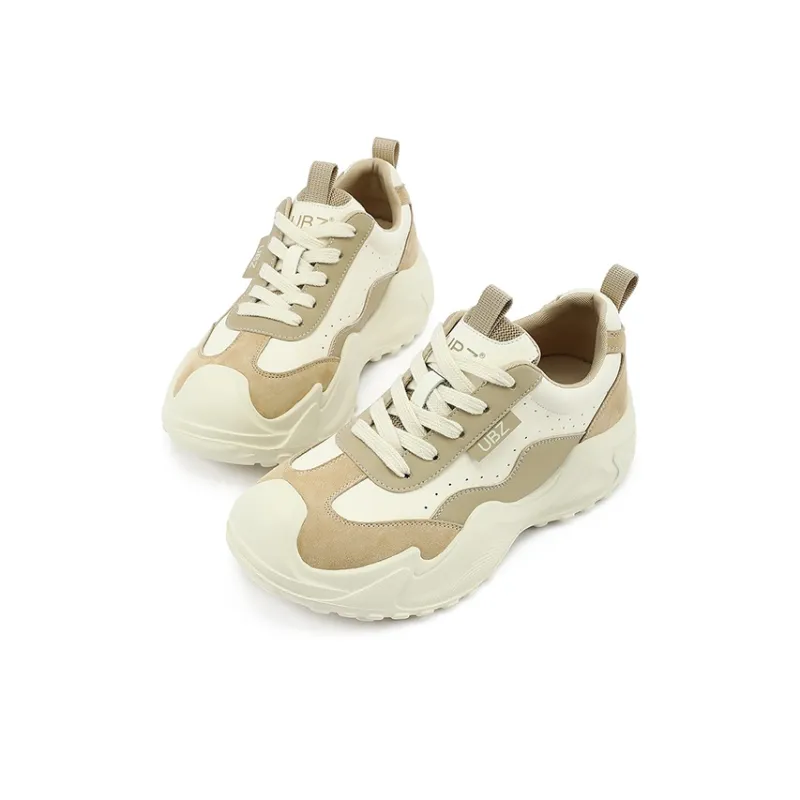 UBZ Slip Resistant Low Top Chunky Sneakers Women's-3