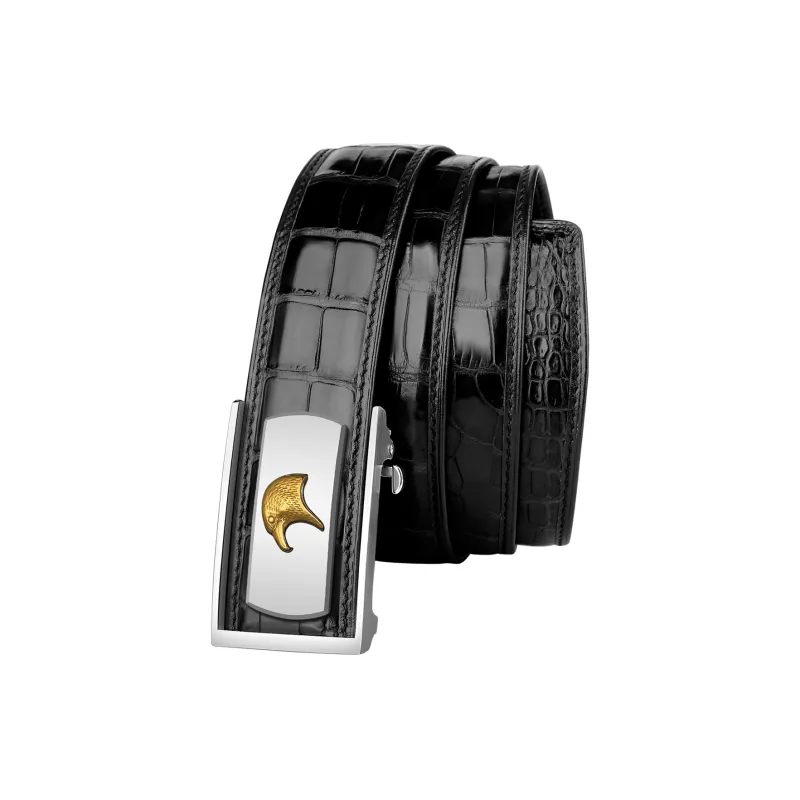 Jaylen Oos Crocodile Leather Leather Belts Men's 3.5cm/3.8cm-1