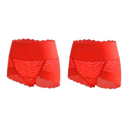 Pretty Lady Underpants Women's 2 Pack Red