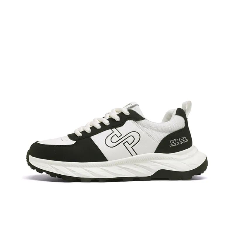 OPP Casual Shoes Men Low Top White Black/White Gray-0