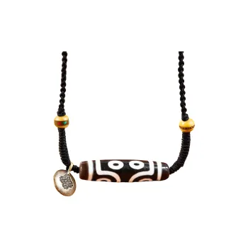 JIUCHAOGUZHU Agate Necklaces Unisex