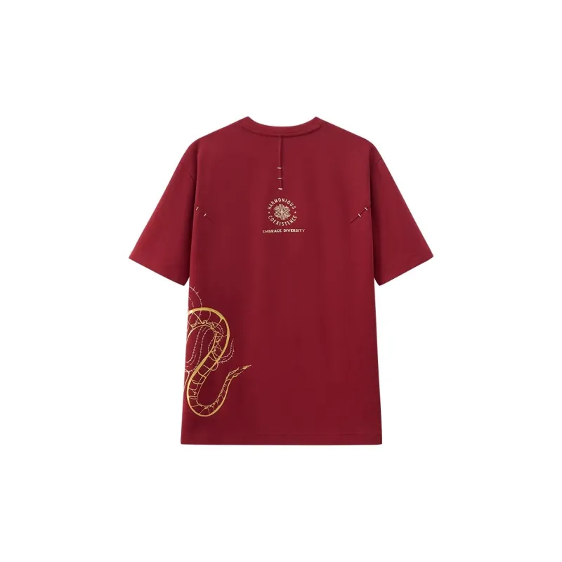 ONIARAI T Shirts Men Red-1