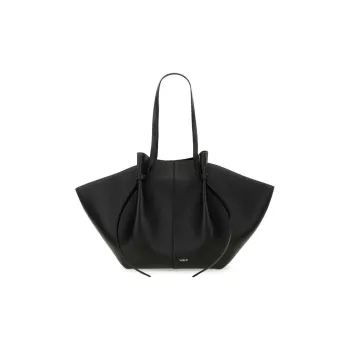 YUZEFI Large Mochi Leather Tote Bag