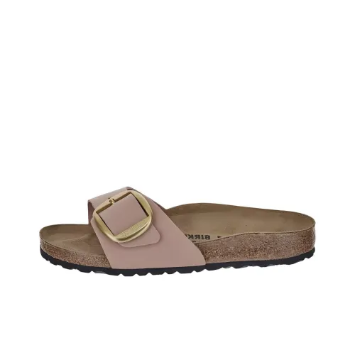 Birkenstock Madrid Big Buckle Suede Slides Women's