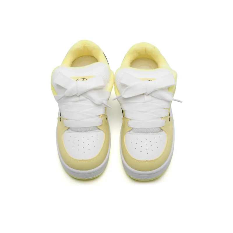Anime Story Thermal, Slip Resistant, And Abrasion Resistant Coverage Low Top Skateboard Shoes Unisex Dynamic Yellow-3