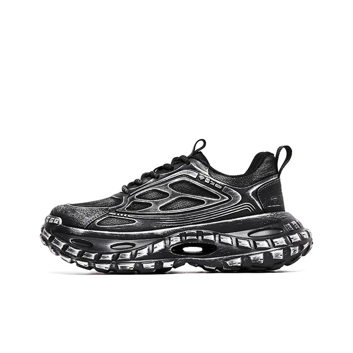 Lee Cooper Anti Slip And Wear Resistant Height Increasing Low Top Chunky Sneakers Men's-0