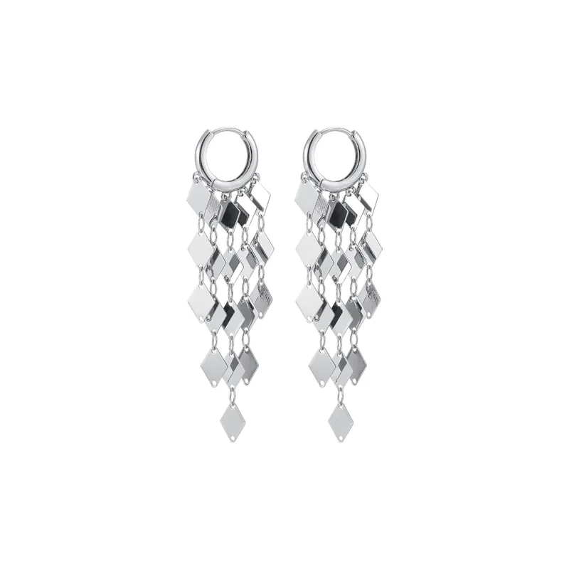 MISS XIA JWY S925 Silver Stud Earrings Women's-0