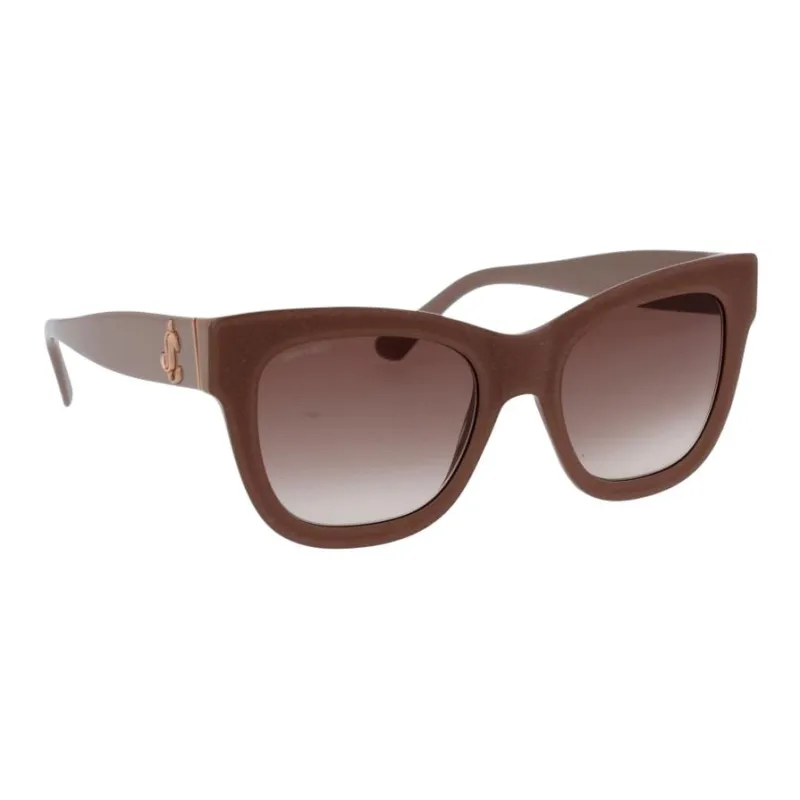 Jimmy Choo Acetate Cat Eye Sunglasses Women's Brown-2