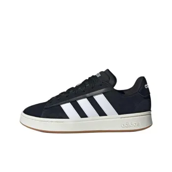 Adidas GRAND COURT ALPHA Anti Slip Wear Resistant Low Top Skateboard Shoes Men's Black
