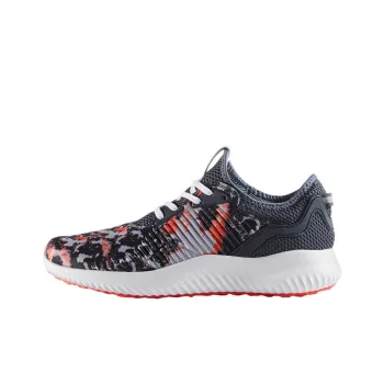 Adidas AlphaBounce Anti Slip Wear Resistant Low Top Casual Running Shoes Women's Black White