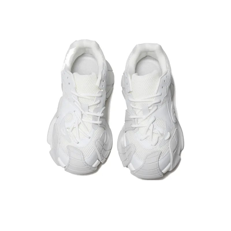 CAIHEE Anti Slip And Wear Resistant Coverage Low Top Chunky Sneakers Unisex-12