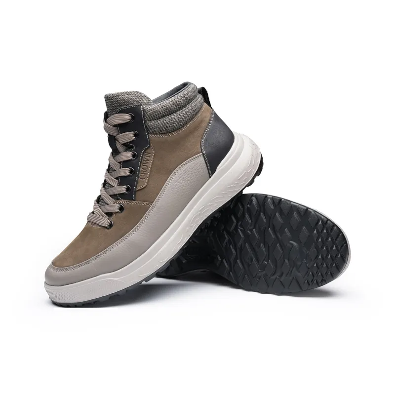 CROWN Martin Boots Men Gray-8
