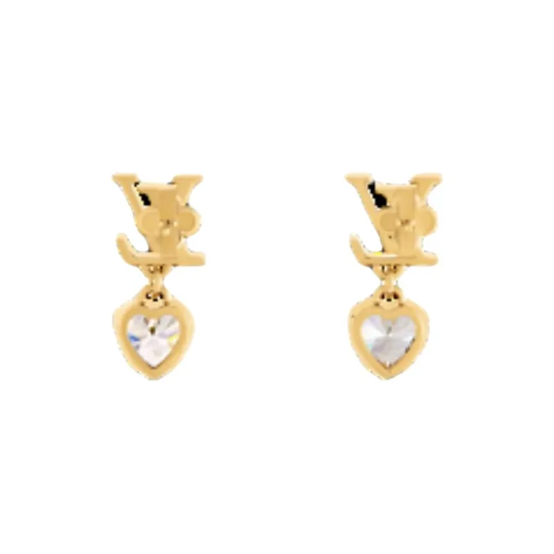 LOUIS VUITTON Lv Iconic Heart Earrings-1