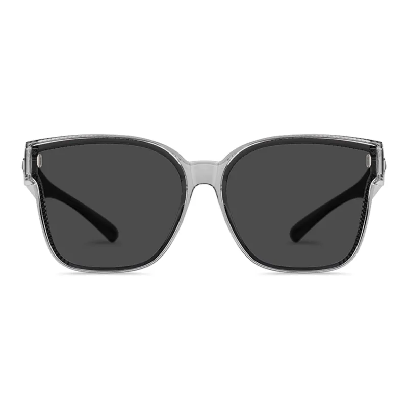 Wood Premium TR/Memory Plastic Square Sunglasses Unisex-4