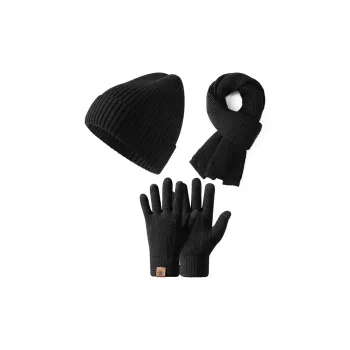 NANJIREN Touchscreen Available Knit Gloves Men's