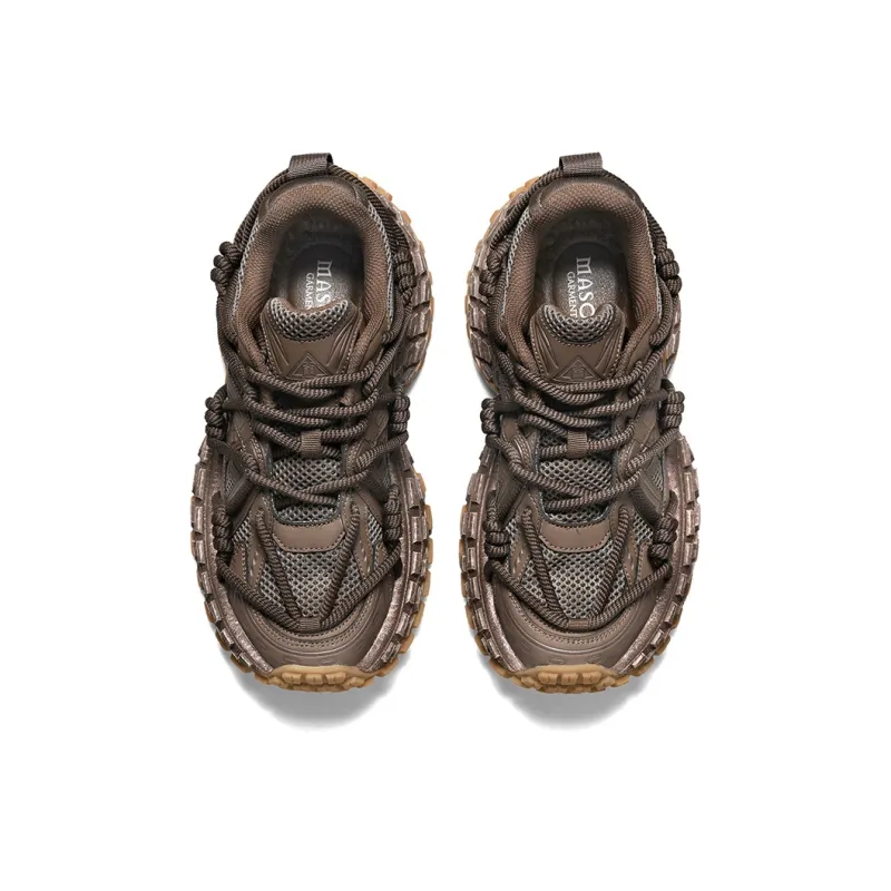 Masongarments Cushioned Wear-Resistant Breathable Lightweight Height Increasing Low-Top Chunky Sneakers Men's-8