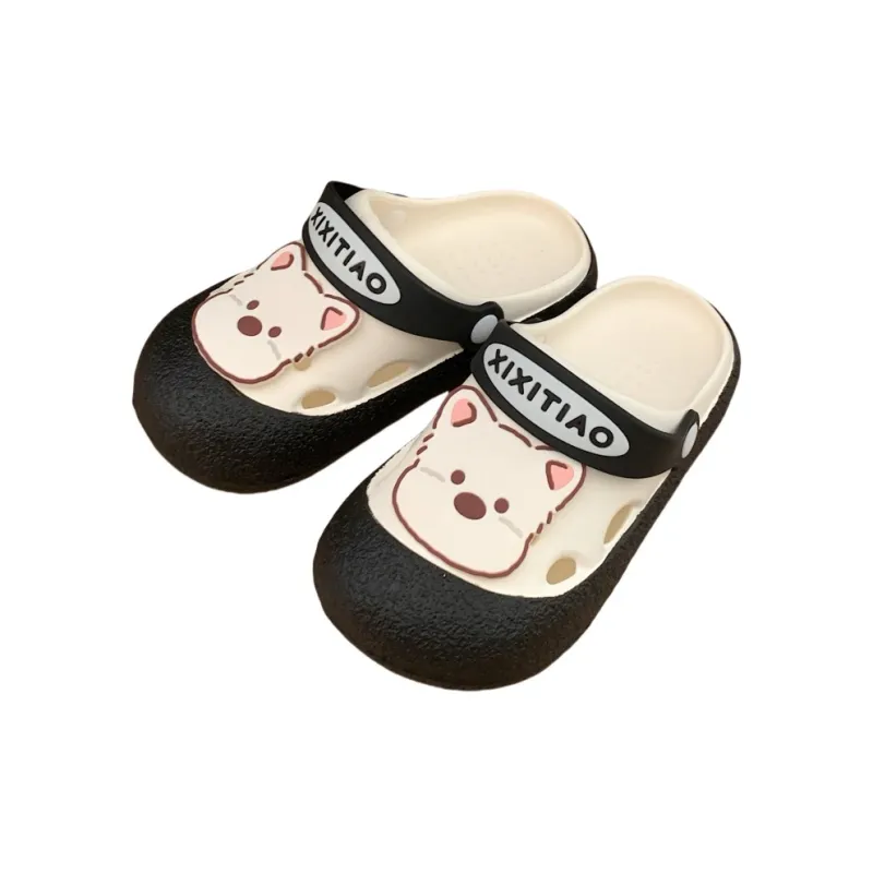 Thin Strips Slippers Women's, White Yellow-19