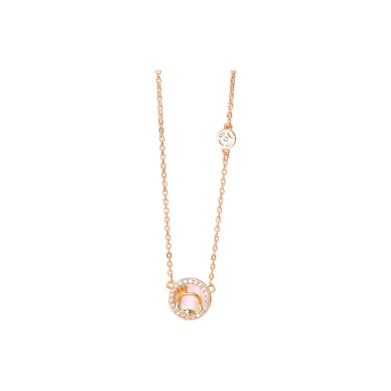 Emerald Agate Necklaces Women's-4