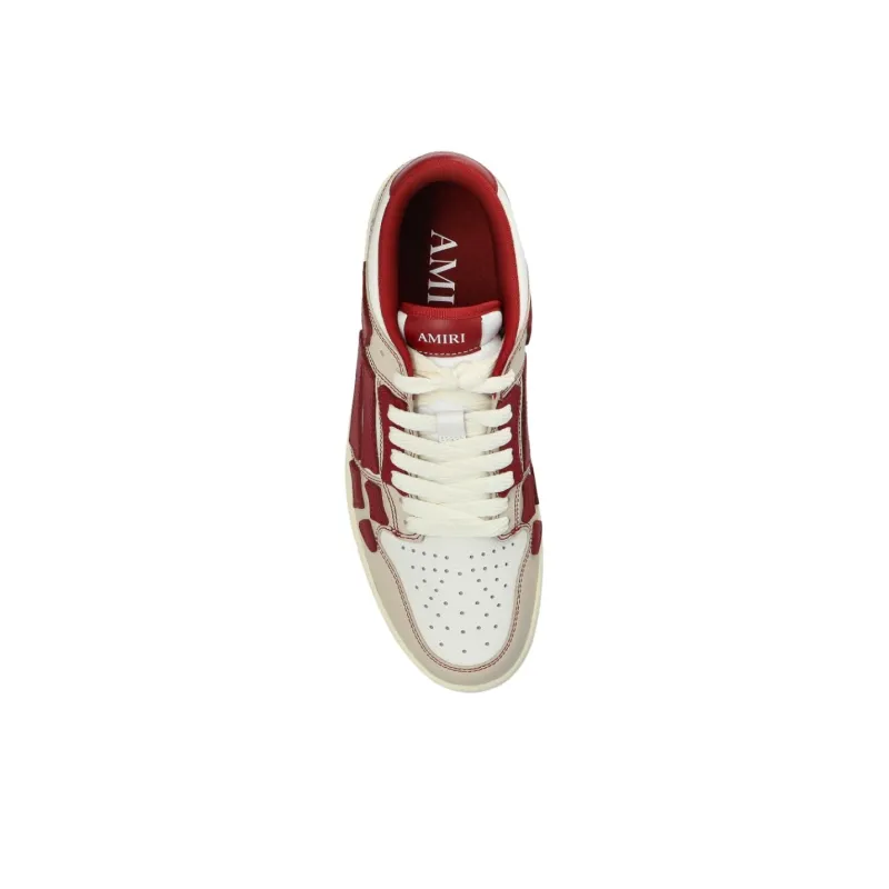 AMIRI Varsity Skel Top Low Deep Red-4