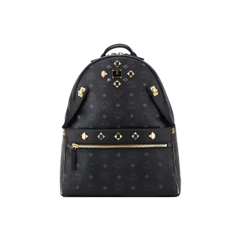 MCM Logo Print Backpack