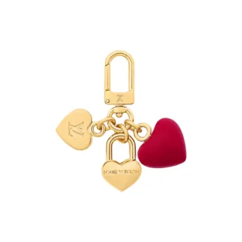 LOUIS VUITTON Micro Charms Heart Bag Charm