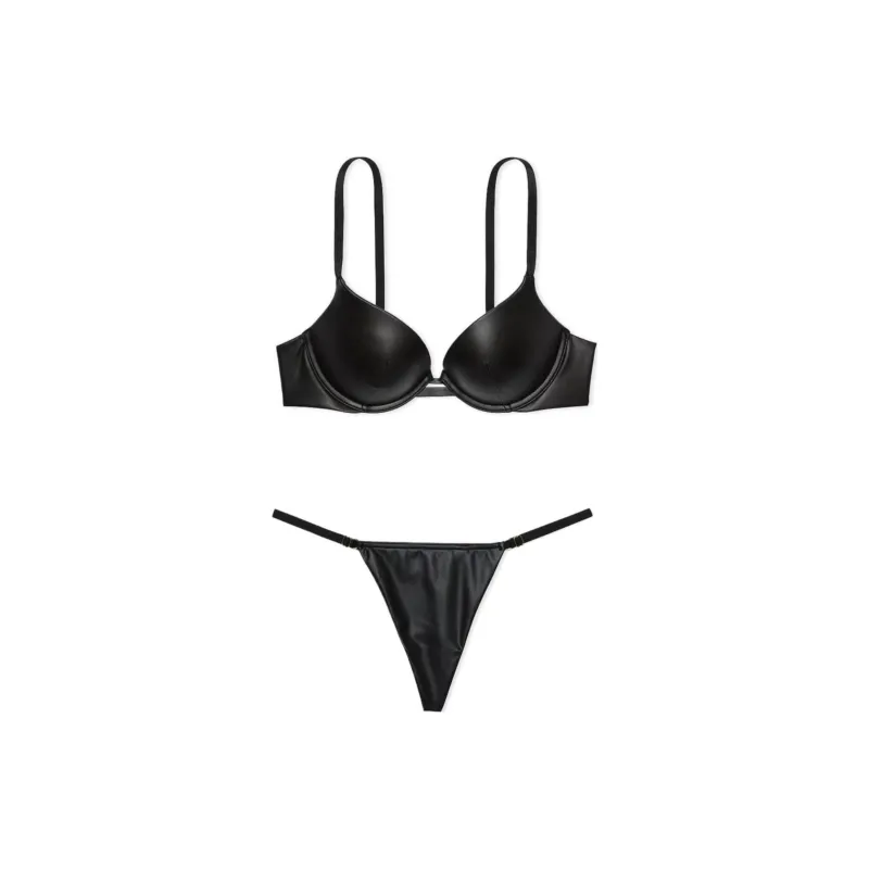 Victoria's Secret Underwear Set Women's Black-0
