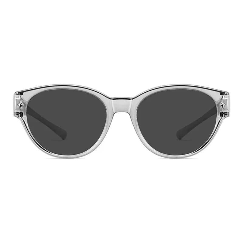 Wood Premium TR/Memory Plastic Round Sunglasses Unisex-6