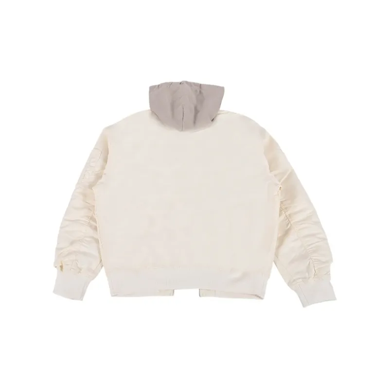 Converse Puffer Jacket Unisex Beige-1