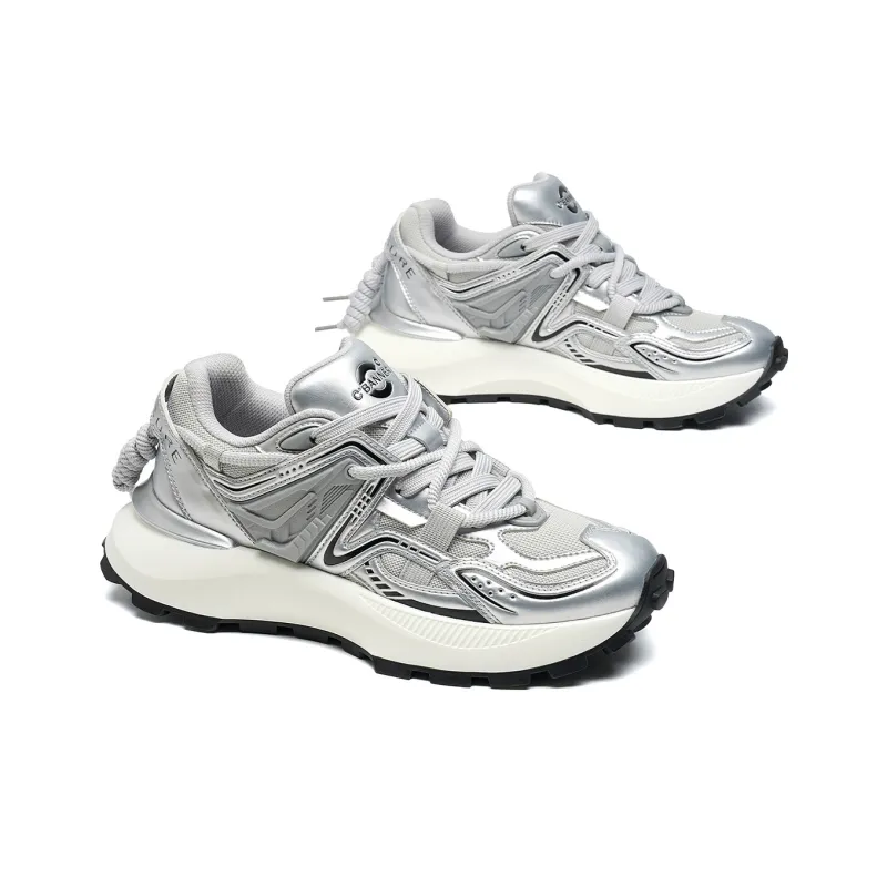 C°BANNER Wear-resistant And Lightweight Low-Top Chunky Sneakers Men's-2