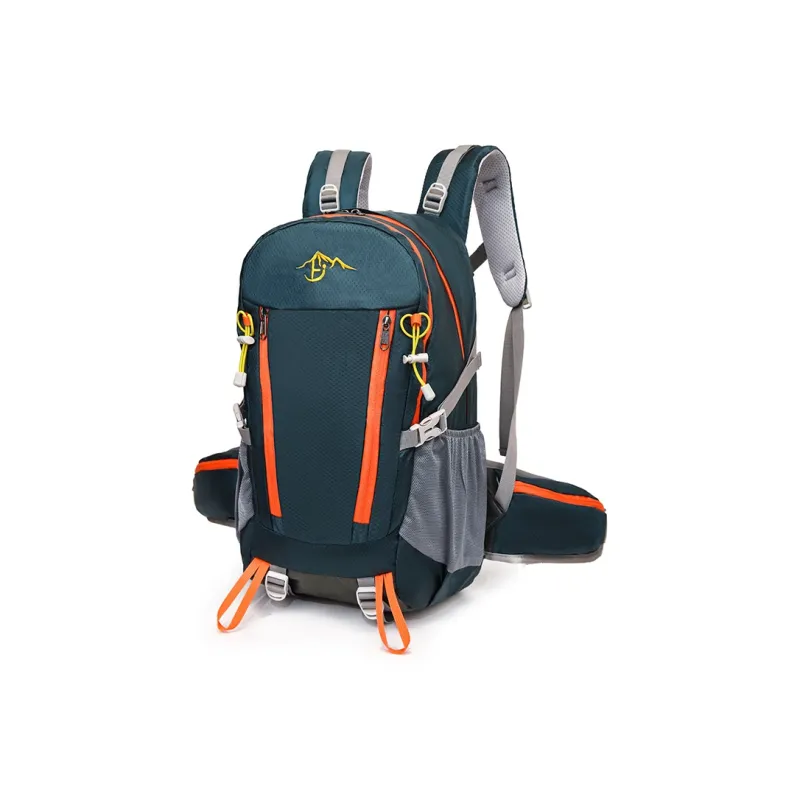 AUNG Nylon Backpack Regular Unisex Green/Black/Yellow/Blue/Black-11