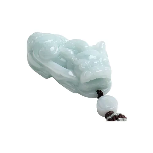 With The Heart Of The Jade Ice Glutinous Jadeite Necklaces Unisex