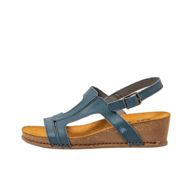 Art I LIVE Strap Sandals 4.5cm Women's Blue-0