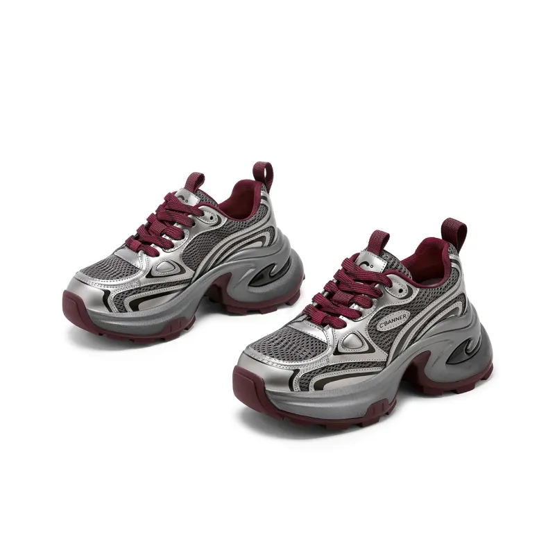 C°BANNER Wear Resistant Low Top Chunky Sneakers Women's-2