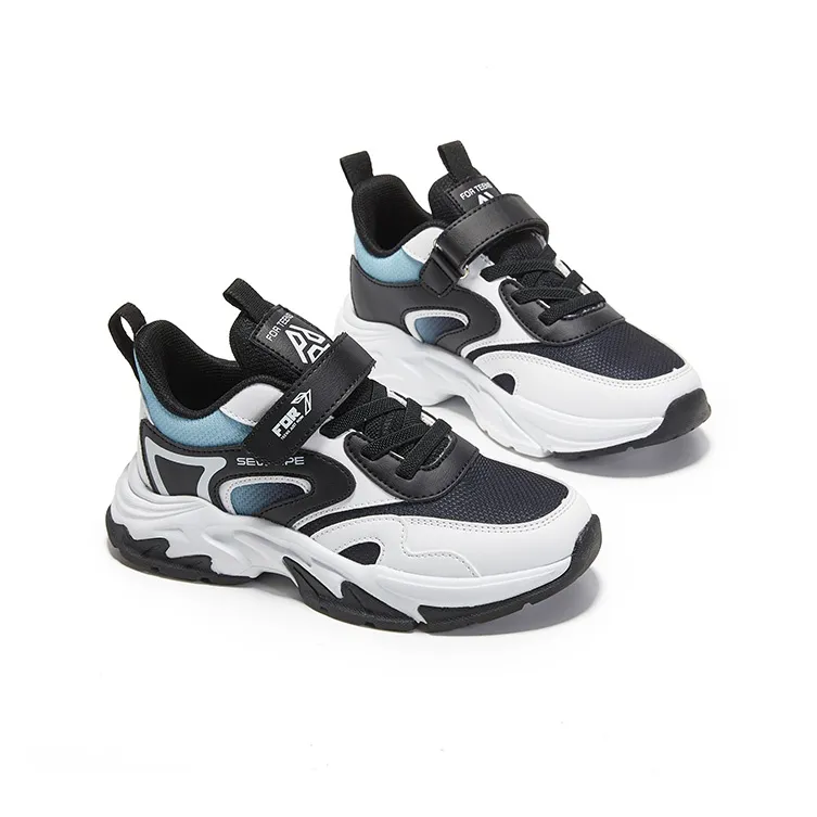 7 PE Anti Slip And Wear Resistant Rebound Lightweight Cushioning Low Top Kids' Running Shoes Teenagers-2