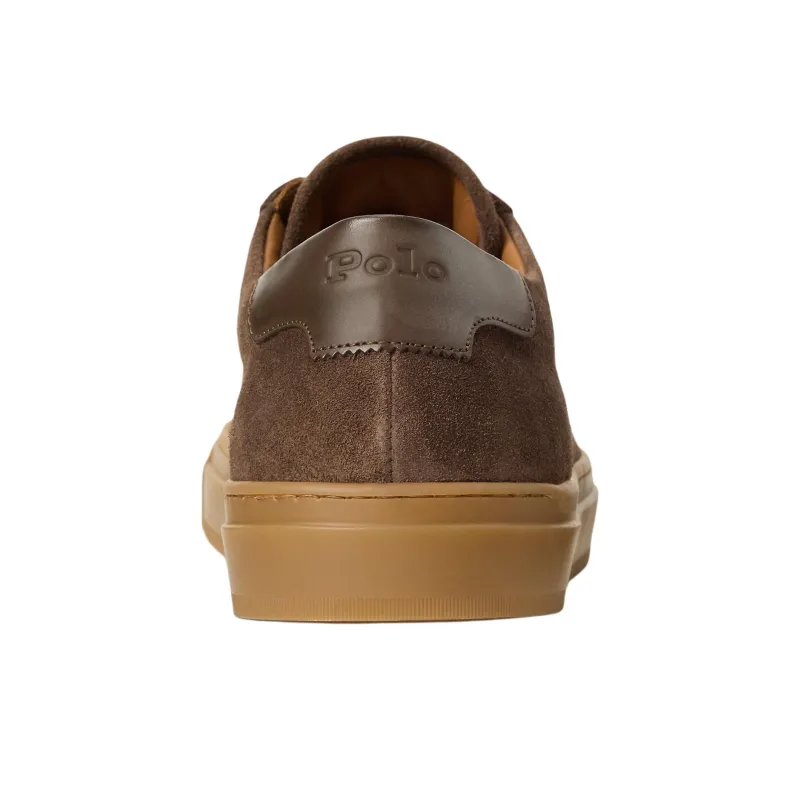 Polo Ralph Lauren Jermain Low-Top Skateboard Shoes Men's Brown-4