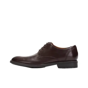 Clarks Truxton Plain Dress Shoes Men's Brown