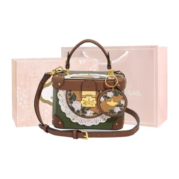 MISS GAIL Artificial Leather PU Handbag, Shoulder Bag, Crossbody Bag Regular Women's Green