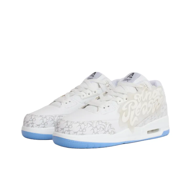 PAIN OR PLEASURE Kids' Skateboarding Shoes White Gray Moon Teenagers-4