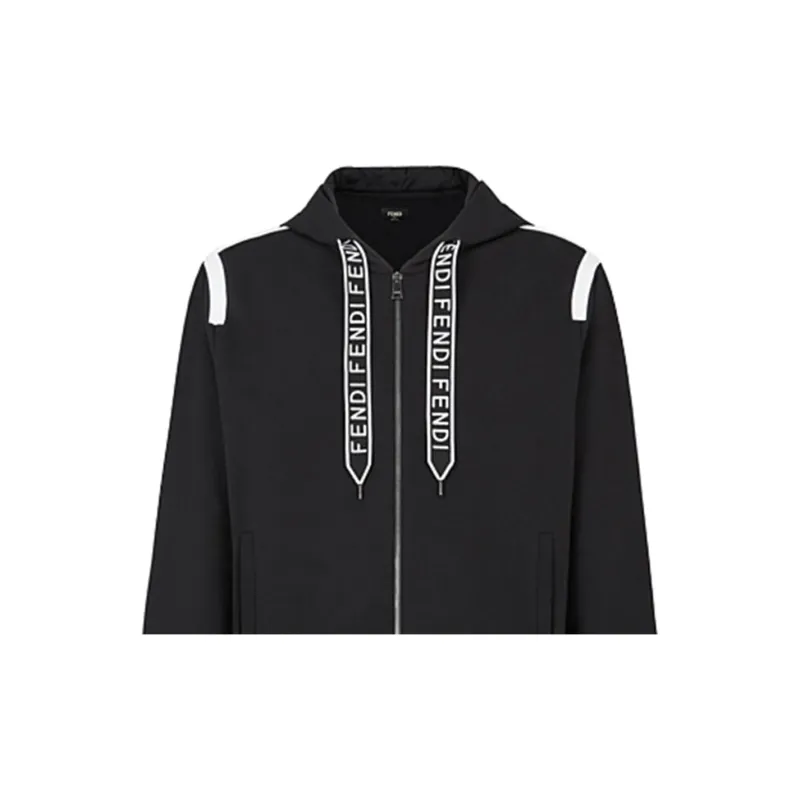 FENDI Jackets & Coats Men's Black-2