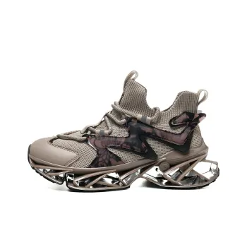 Bull Charm Height Increasing Anti Slip And Wear Resistant Mid Top Chunky Sneakers Men's