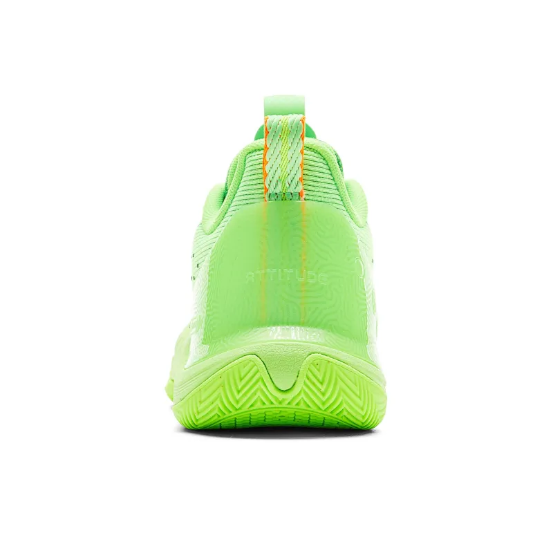 PEAK State Pole Basketball Shoes Unisex Low Top Electric Green-4