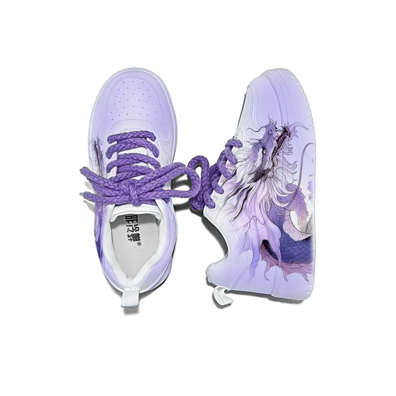 Cold Cicadas Yesterday Anti-Slip Wear-Resistant Lightweight Breathable Low-Top Skateboard Shoes Unisex-4