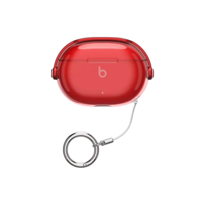 Tong Tong Rabbit Available On Beats Studio Buds+ TPU Protective Sleeve Transparent Headphone Cases-5