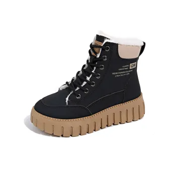 KUPE Warm Slip Resistant Coverage Short Snow Boots Women's