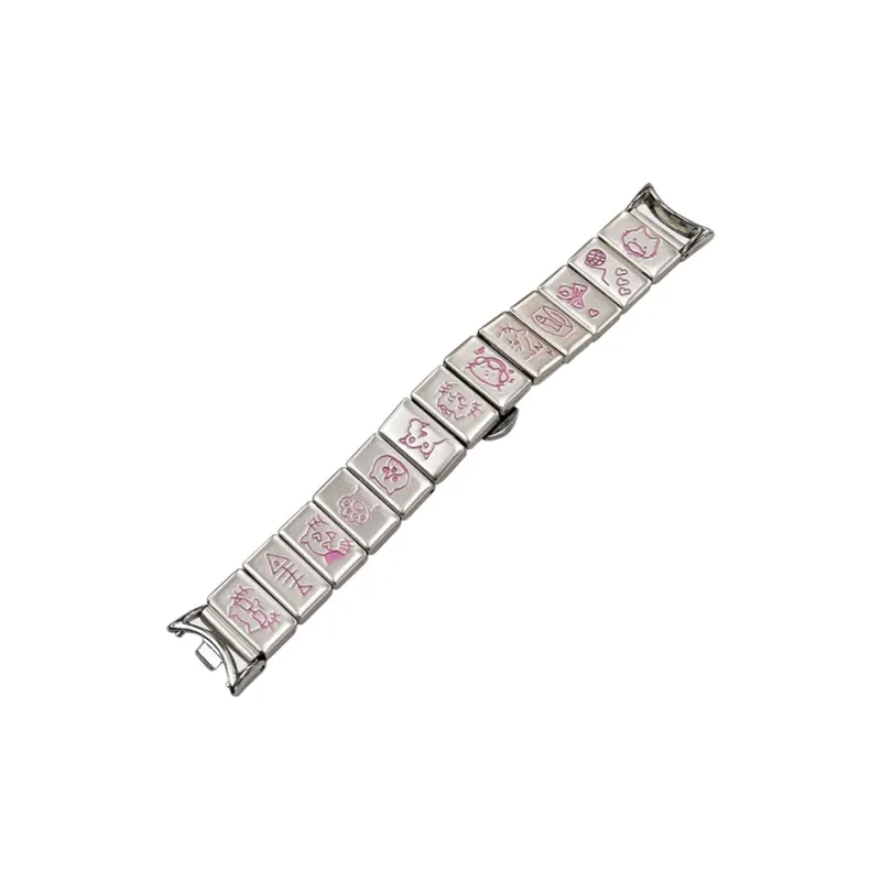 MSSM Iaomi 9/9nfc/8/8nfc/9pro/8pro/Red Beige Watch5/4 Xiaomi Compatibility Watch Band 170mm Mi9 Metal-0