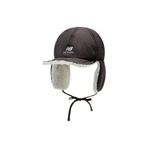 New Balance Polyester Trapper Hats Unisex Brown