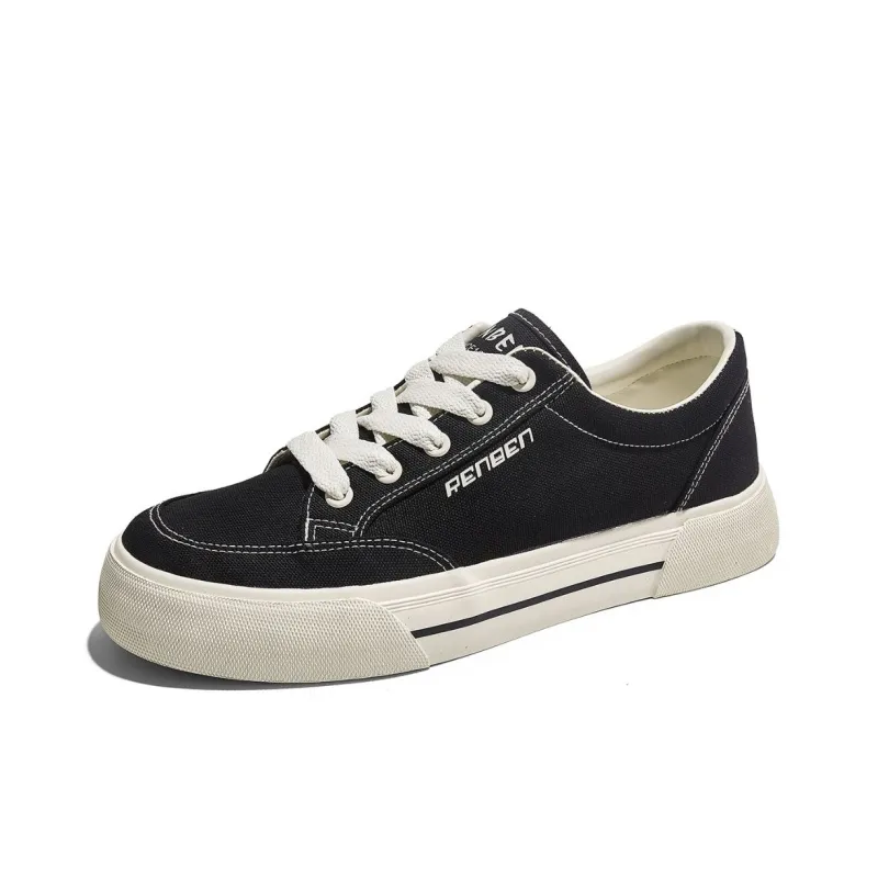 RENBEN Lightweight Wear resistant And Non slip Low Top Canvas Shoes Unisex-1