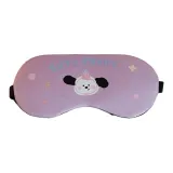 Eye Mask-Purple Cute Puppy, Gel-Free Bag
