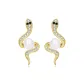 Gold S925 Sterling Silver Stud Earrings